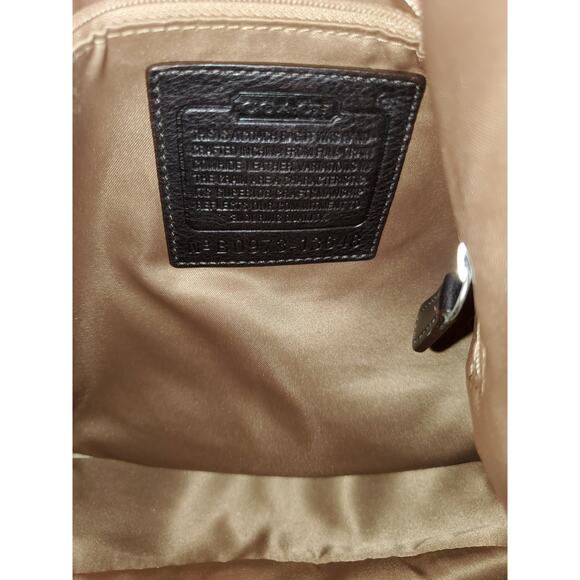 Coach Brown Leather Messenger Shoulder Bag - Picture 8 of 10